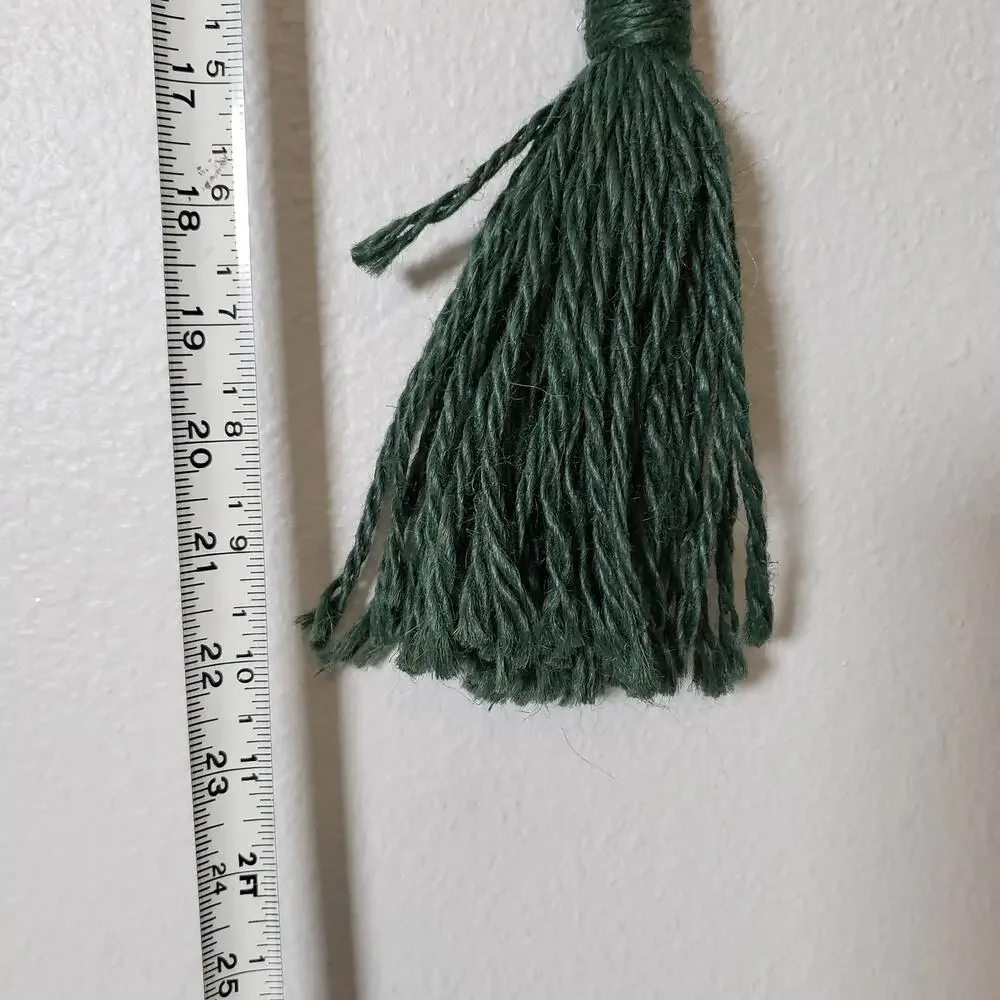 Handmade vintage macrame